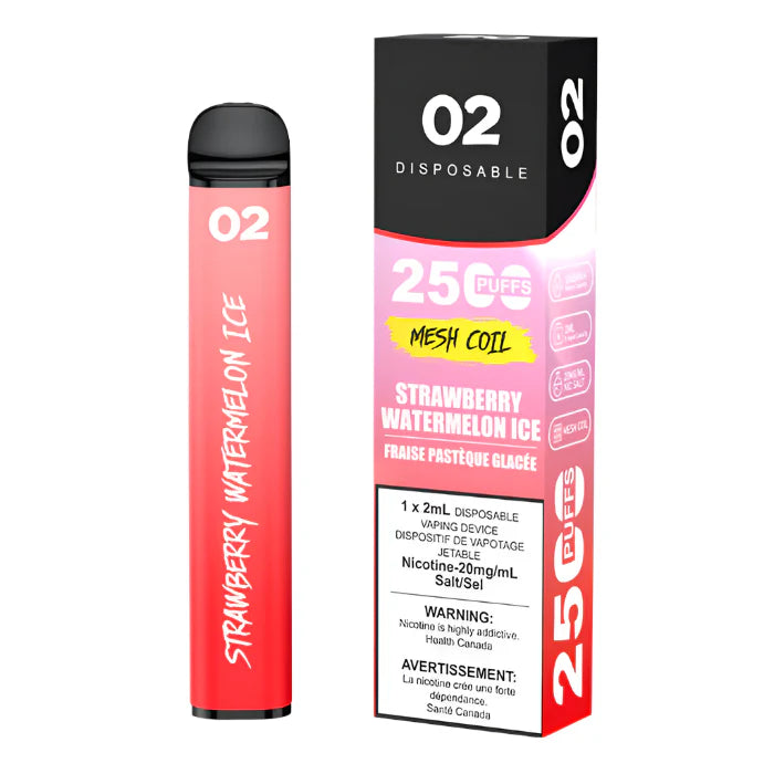 O2 2500 Puffs Disposable