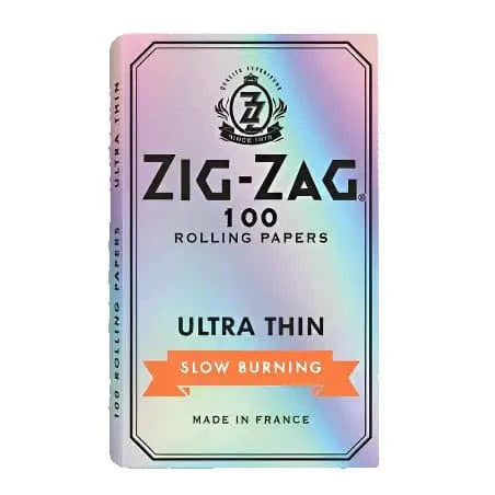 Zig-Zag Ultra Thin Slow Burning Rolling Papers- 100 per pack