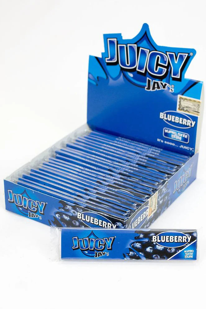 Juicy Jay's King Size Slim Rolling Papers- 32 per pack