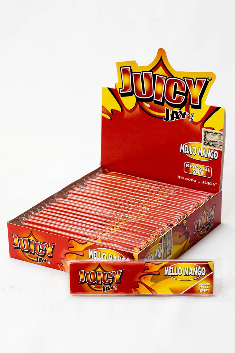 Juicy Jay's King Size Slim Rolling Papers- 32 per pack