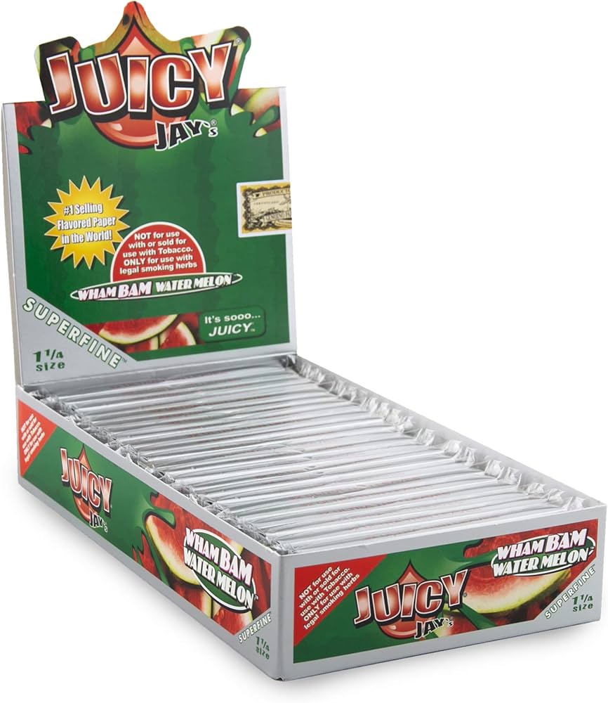 Juicy Jay's 1¼ Flavoured Rolling Papers- 32 per pack