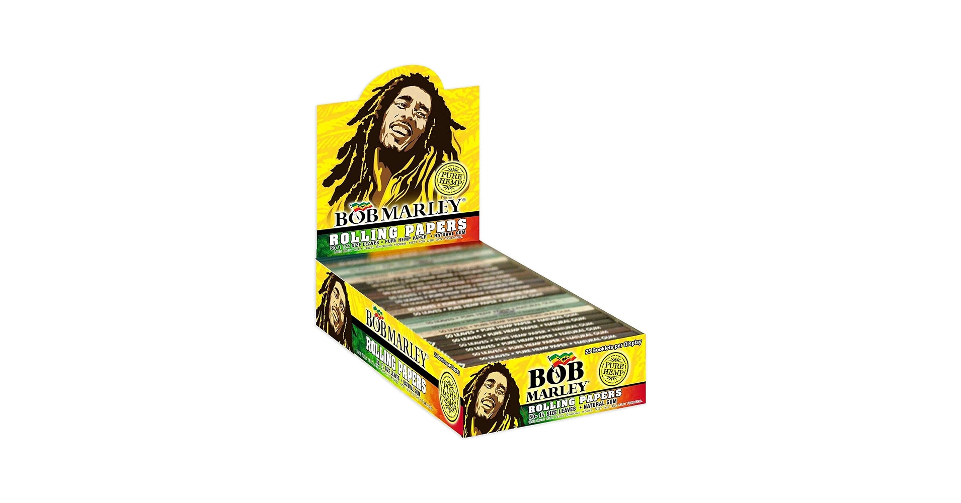 Bob Marley Pure Hemp Cigarette Papers- 50 Leaves per pack