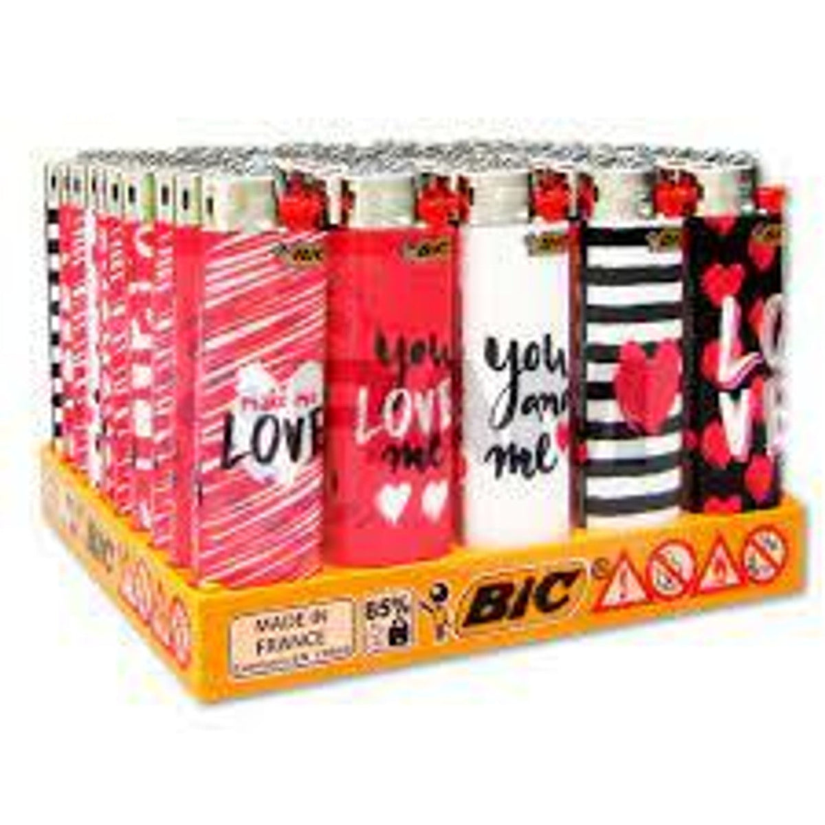 BIC Mini Lighter - Romance Series designs