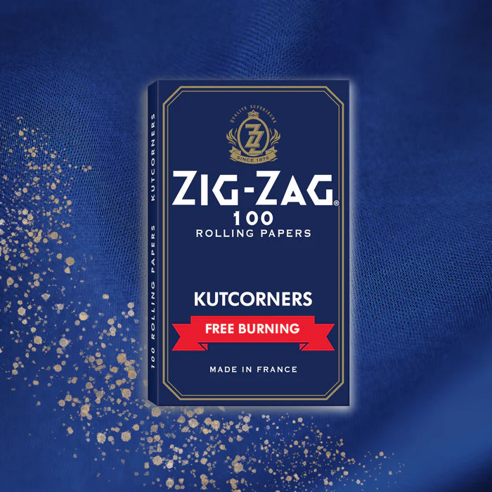 Zig-Zag Kutcorners Free Burning Rolling Papers- 100 per pack