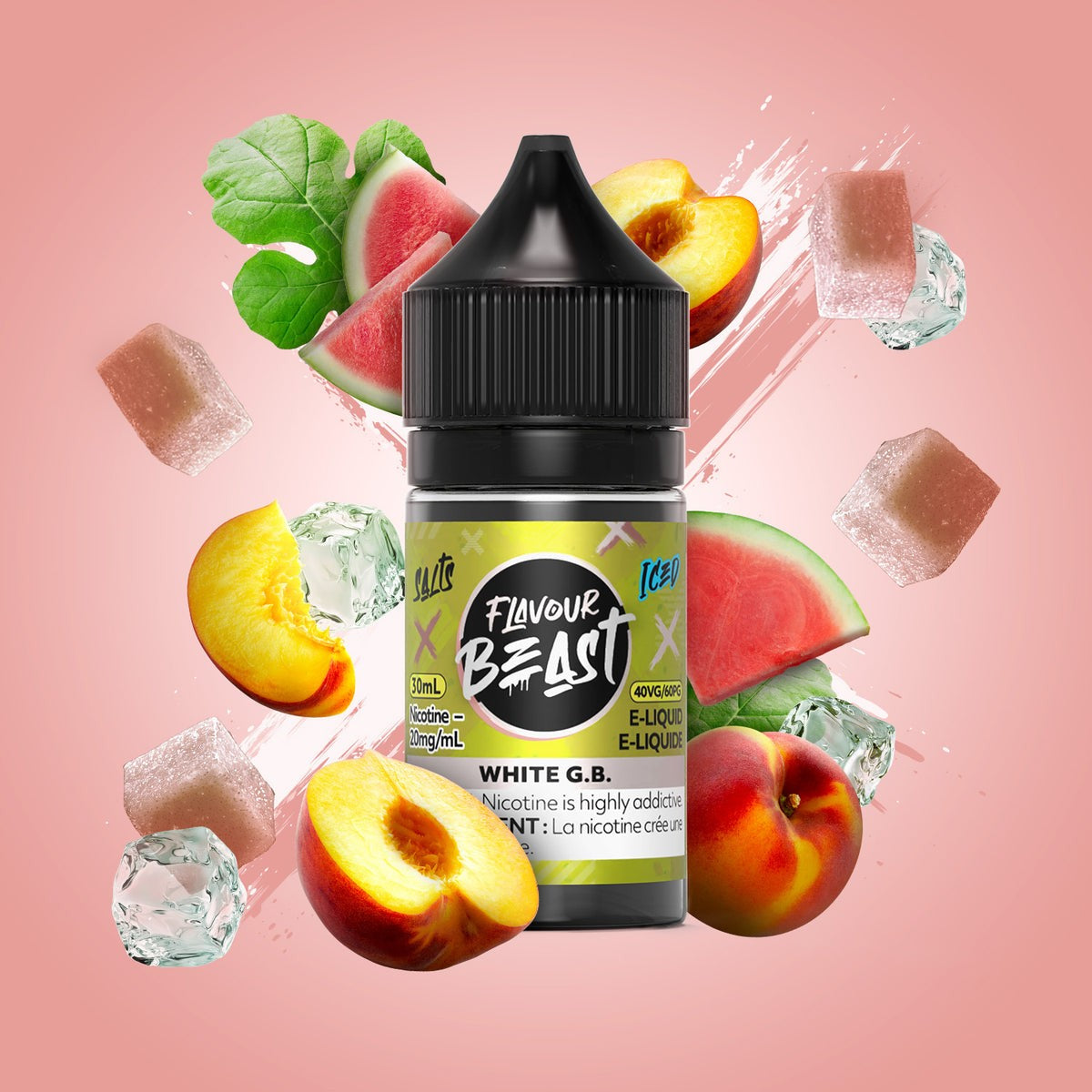 Flavour Beast Salts E-Liquid 20mg - White GB