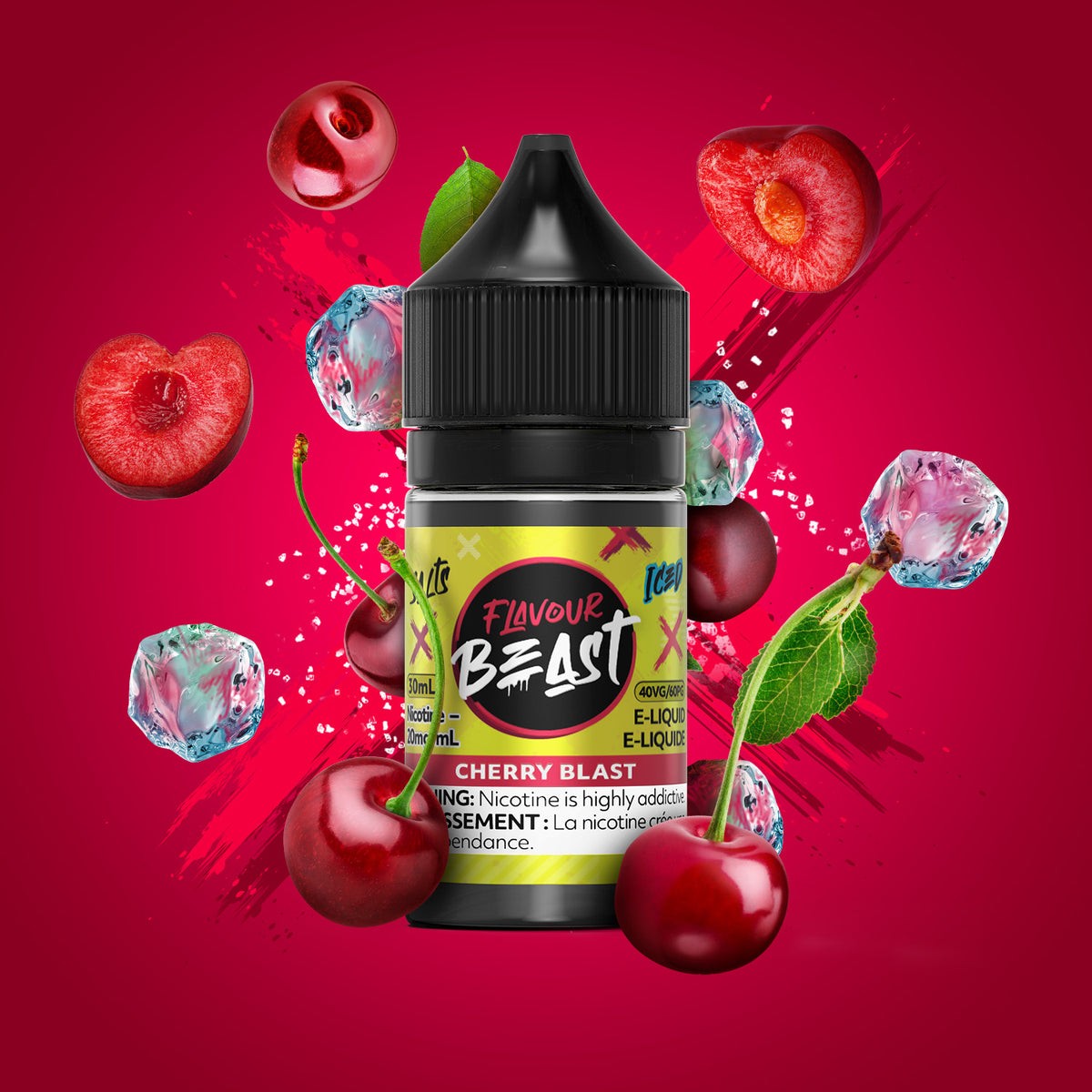 Flavour Beast Salts E-Liquid 20mg - Cherry Blast
