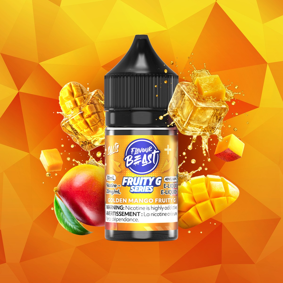 Flavour Beast Salts E-Liquid 20mg - Golden Mango Fruity G