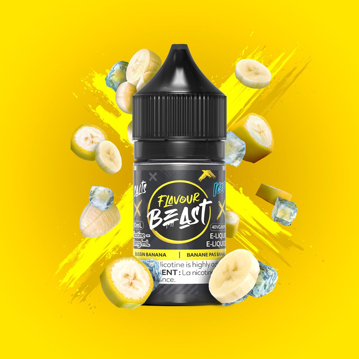 Flavour Beast Salts E-Liquid 20mg - Bussin Banana