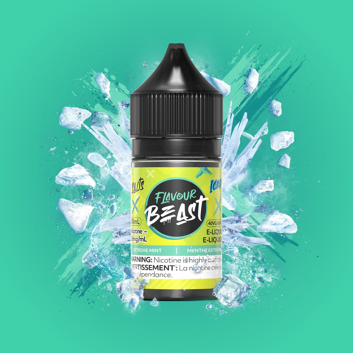 Flavour Beast Salts E-Liquid 20mg - Extreme Mint