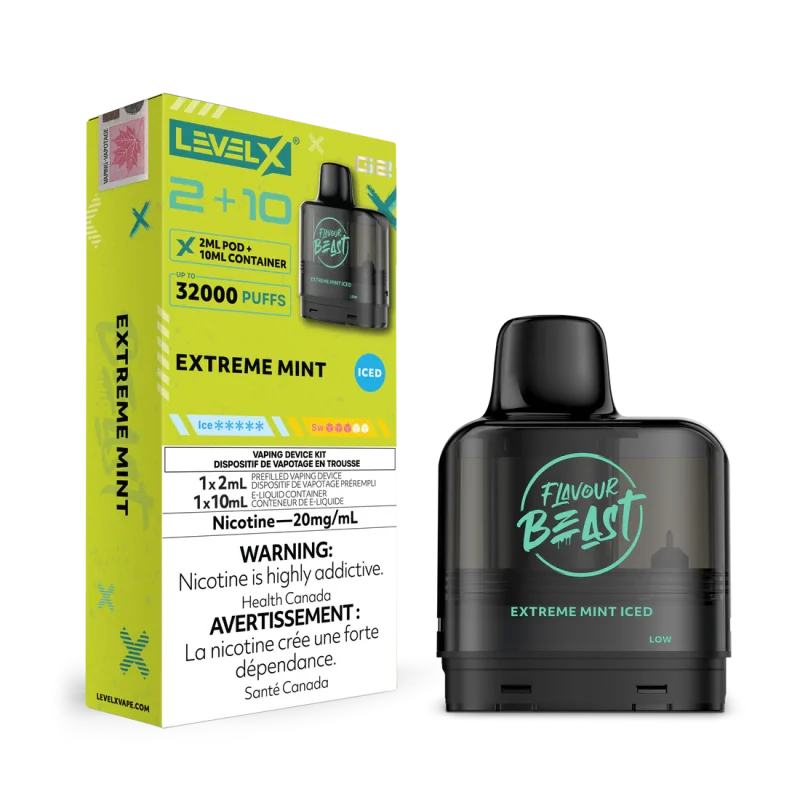 Flavour Beast Level X G2 (2+10) 32K Puff Pods