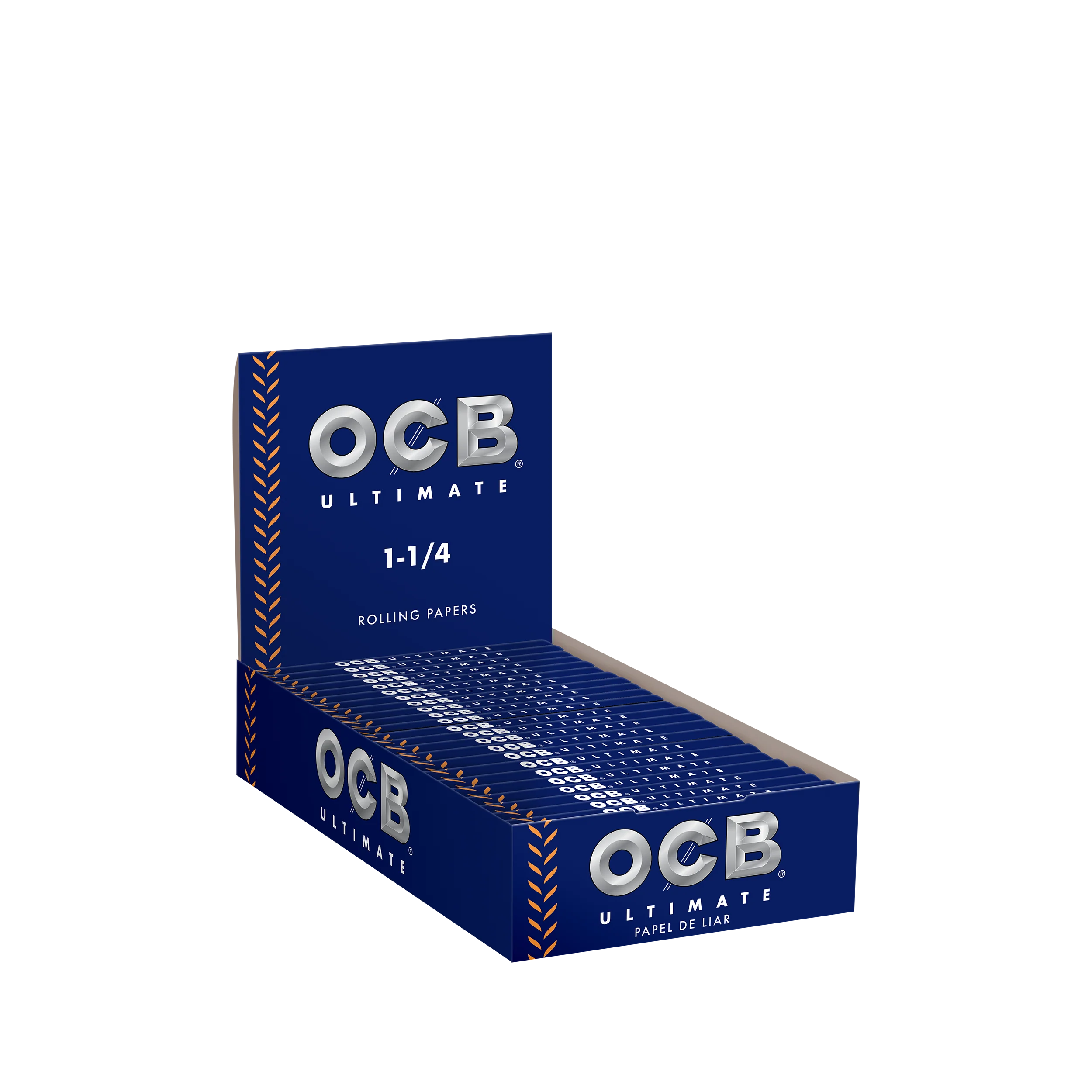 OCB Ultimate 1¼ Size Slow Burning Rolling Papers- 50 per pack