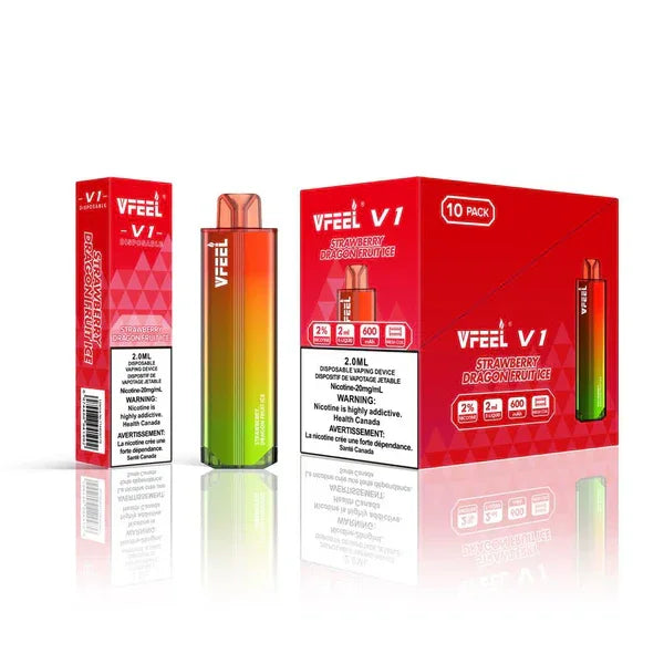 VFEEL V1 6000 Disposable - Strawberry Dragon Fruit