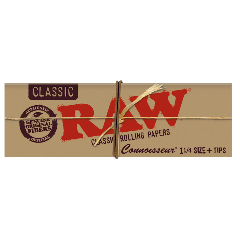 RAW Classic Connoisseur 1¼ Size + Tips