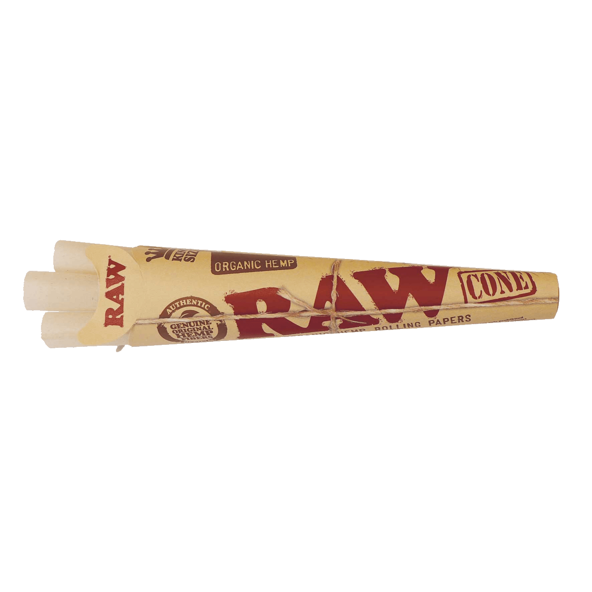 RAW Organic Hemp King Size Cones – 3 Pack