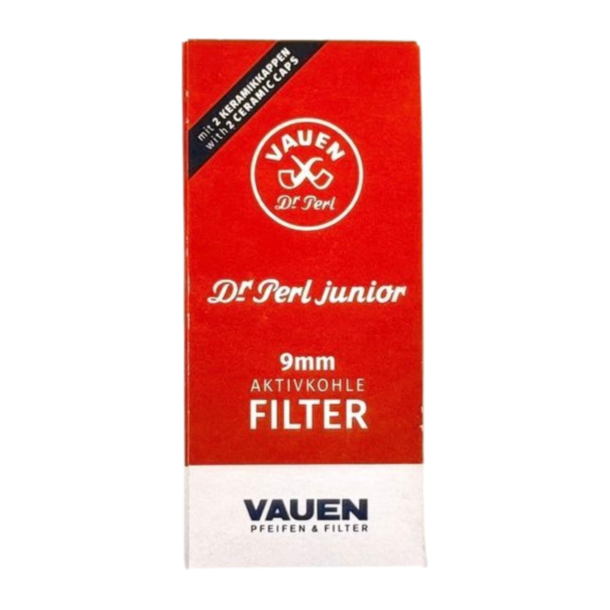 Vauen Dr. Perl Junior 9mm Pipe Filters - 10 Filters