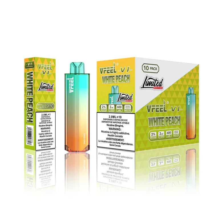 VFEEL V1 6000 Disposable - White Peach