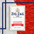 Zig-Zag Kutcorners Slow Burning Rolling Papers- 100 per pack