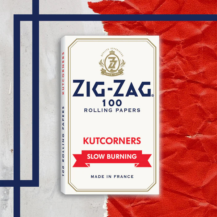 Zig-Zag Kutcorners Slow Burning Rolling Papers- 100 per pack
