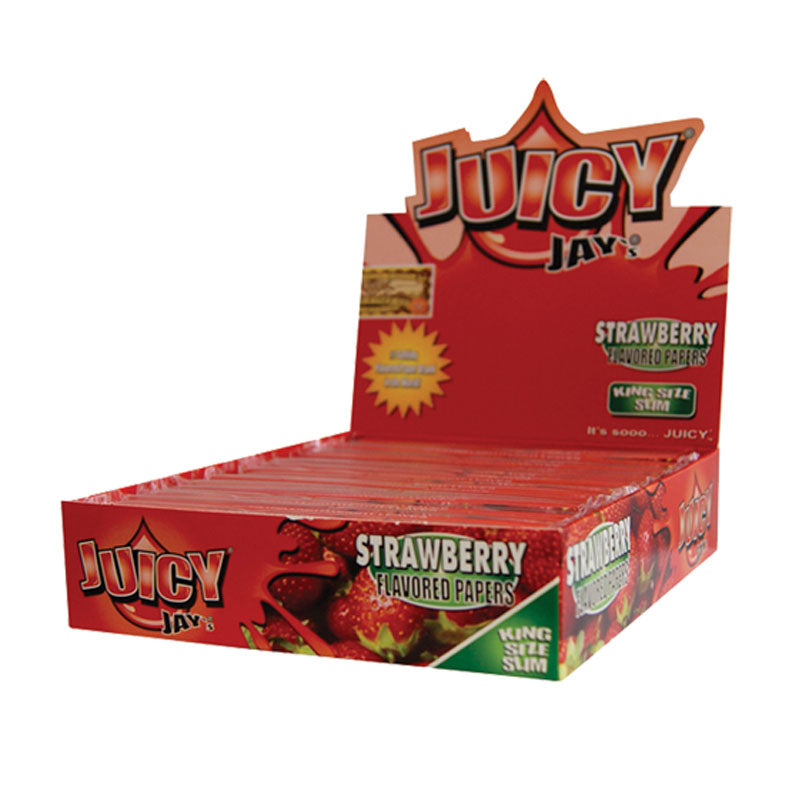 Juicy Jay's King Size Slim Rolling Papers- 32 per pack