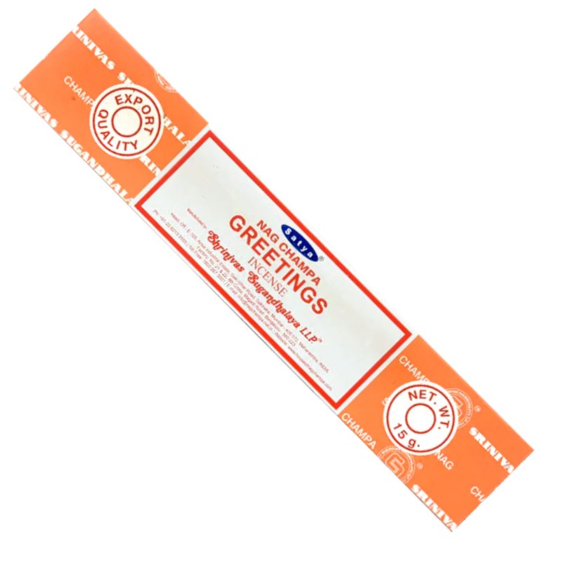Satya Greetings incense sticks pack