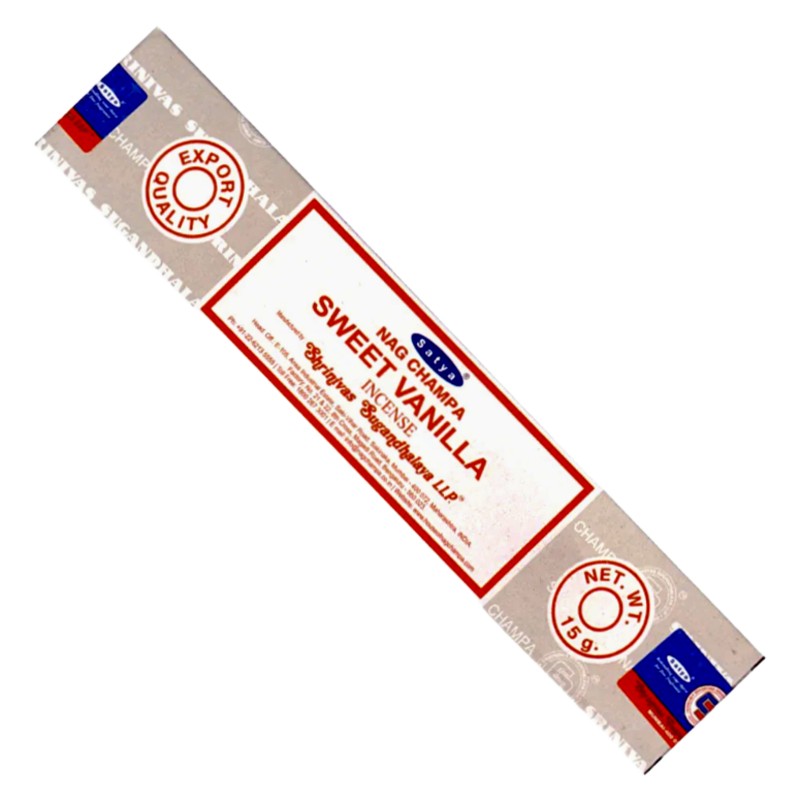 Satya Sweet Vanilla incense sticks pack