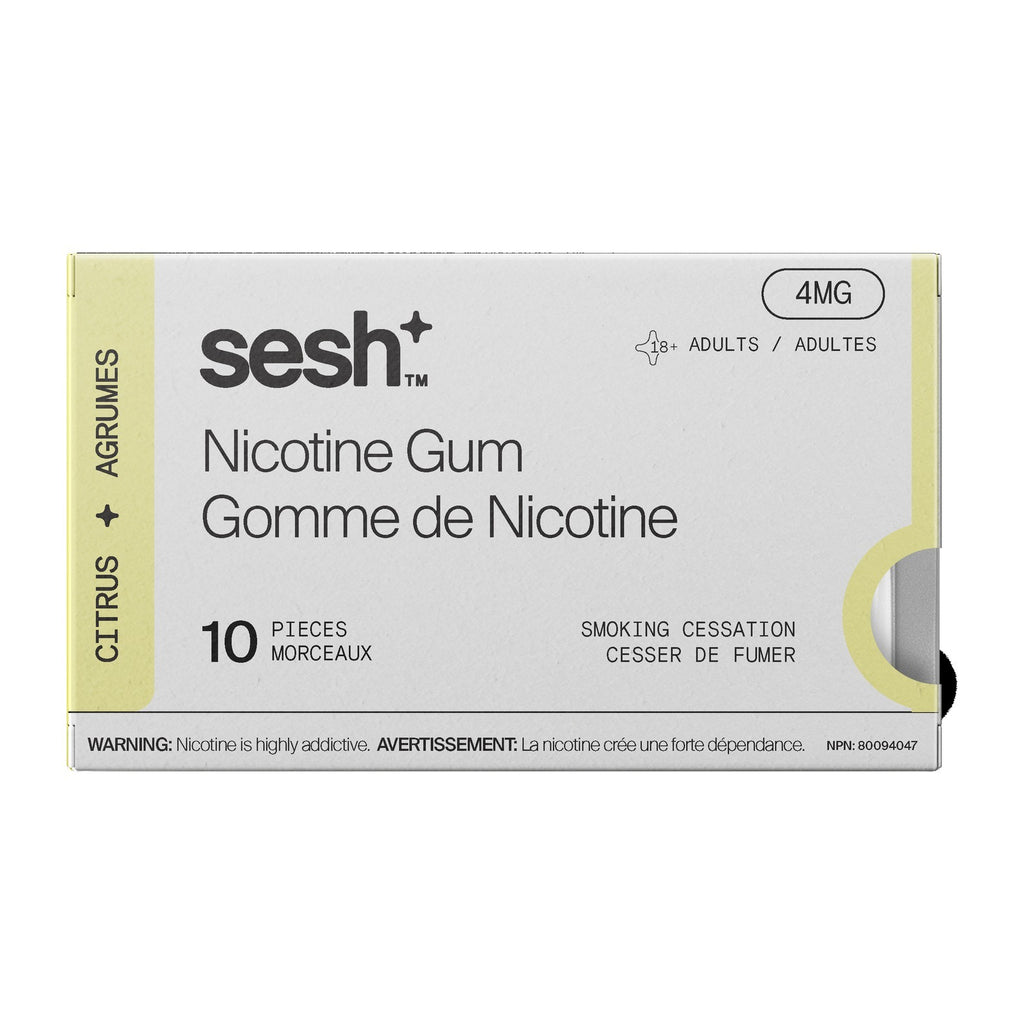 SESH+ Nicotine Gum - Citrus 4mg