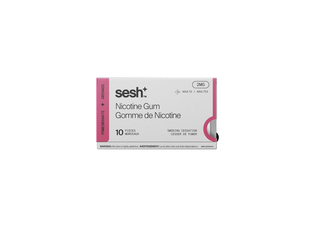 SESH+ Nicotine Gum - Pomegranate 2mg