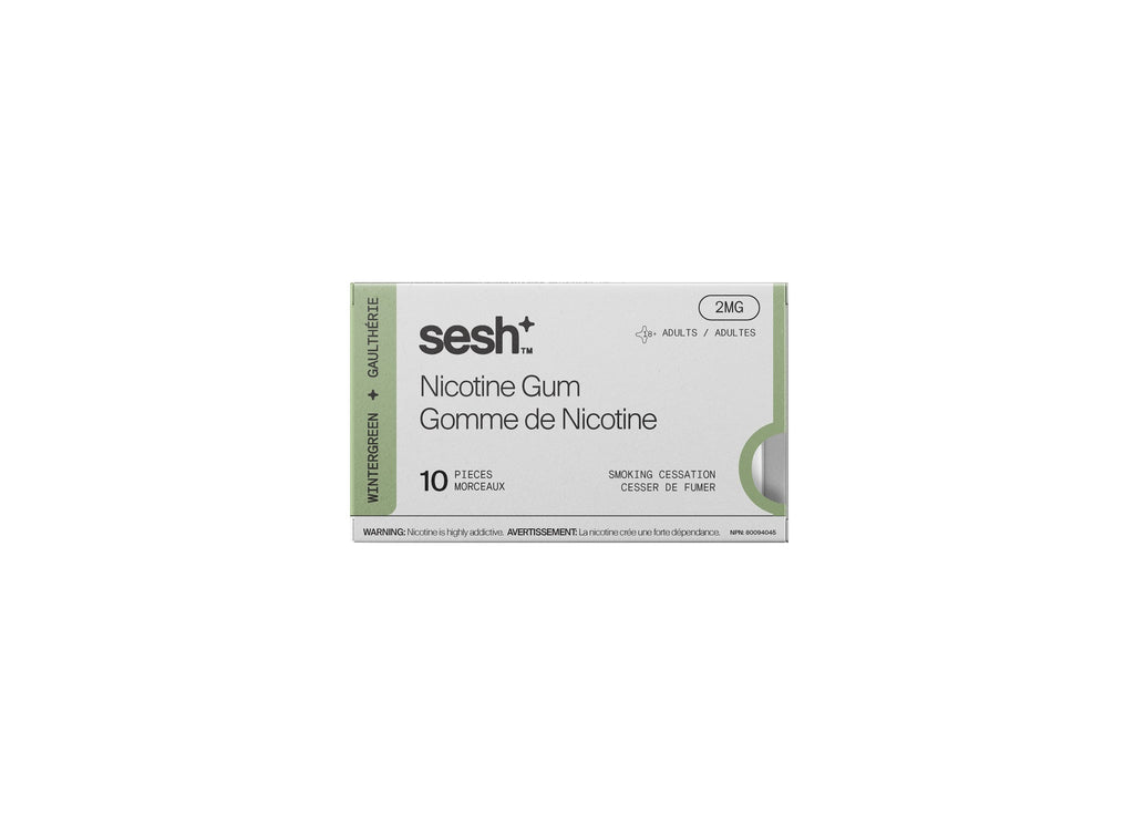 SESH+ Nicotine Gum - Wintergreen 2mg