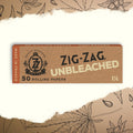 Zig-Zag Unbleached 1¼ Rolling Papers - 50 per pack